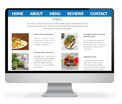 restaurant hawaii web design
